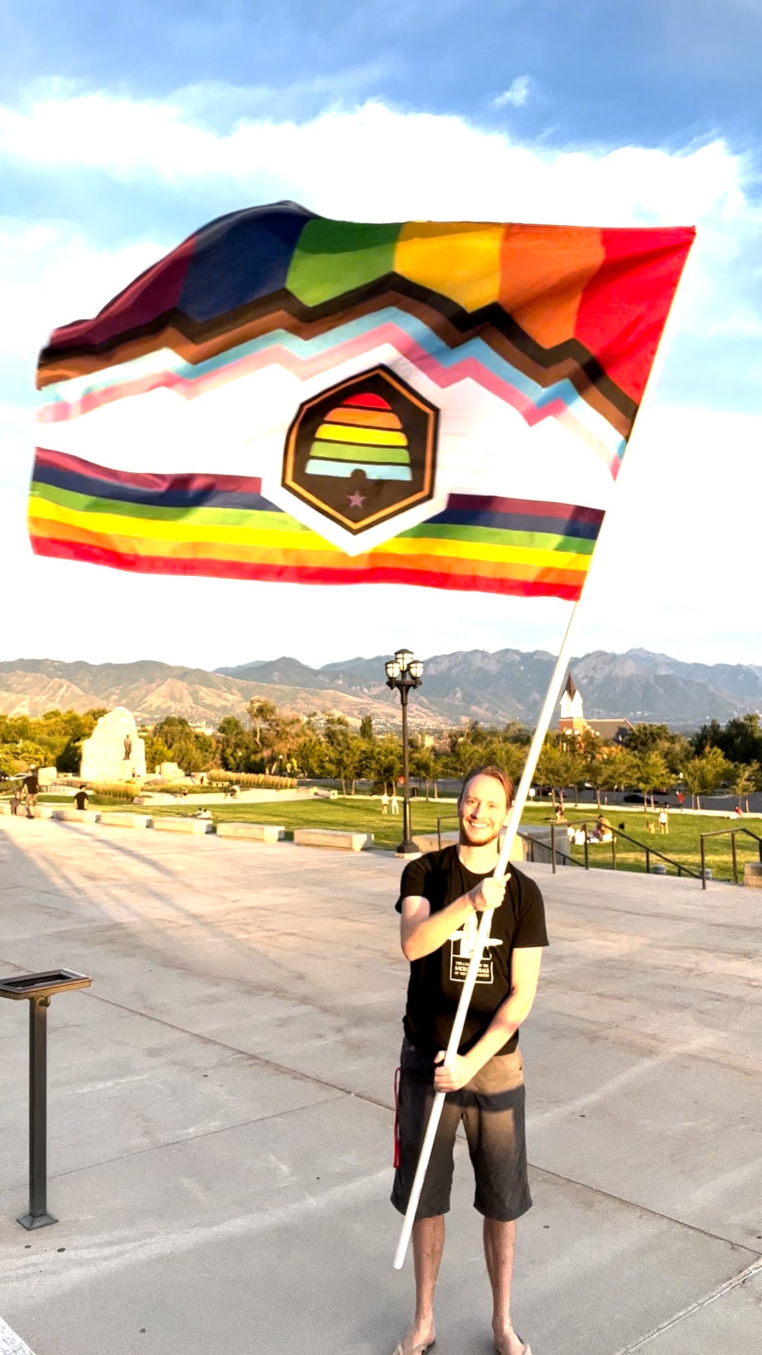 Utah Pride Flag (double sided)