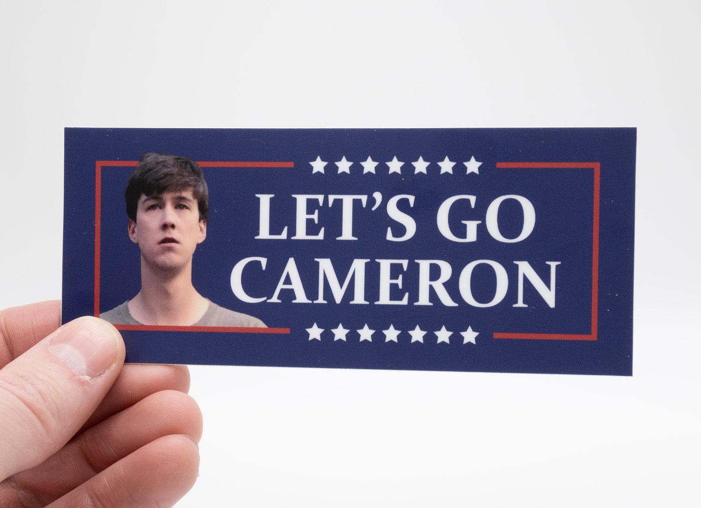 Let's Go Cameron Sticker