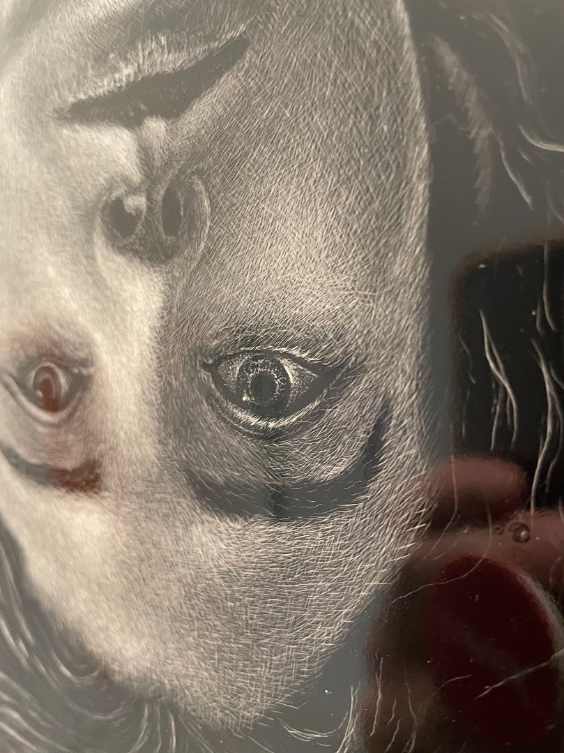 Maude Adams Scratchboard