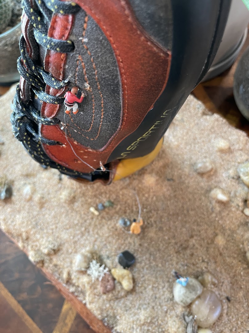 Climbing Shoes Diorama
