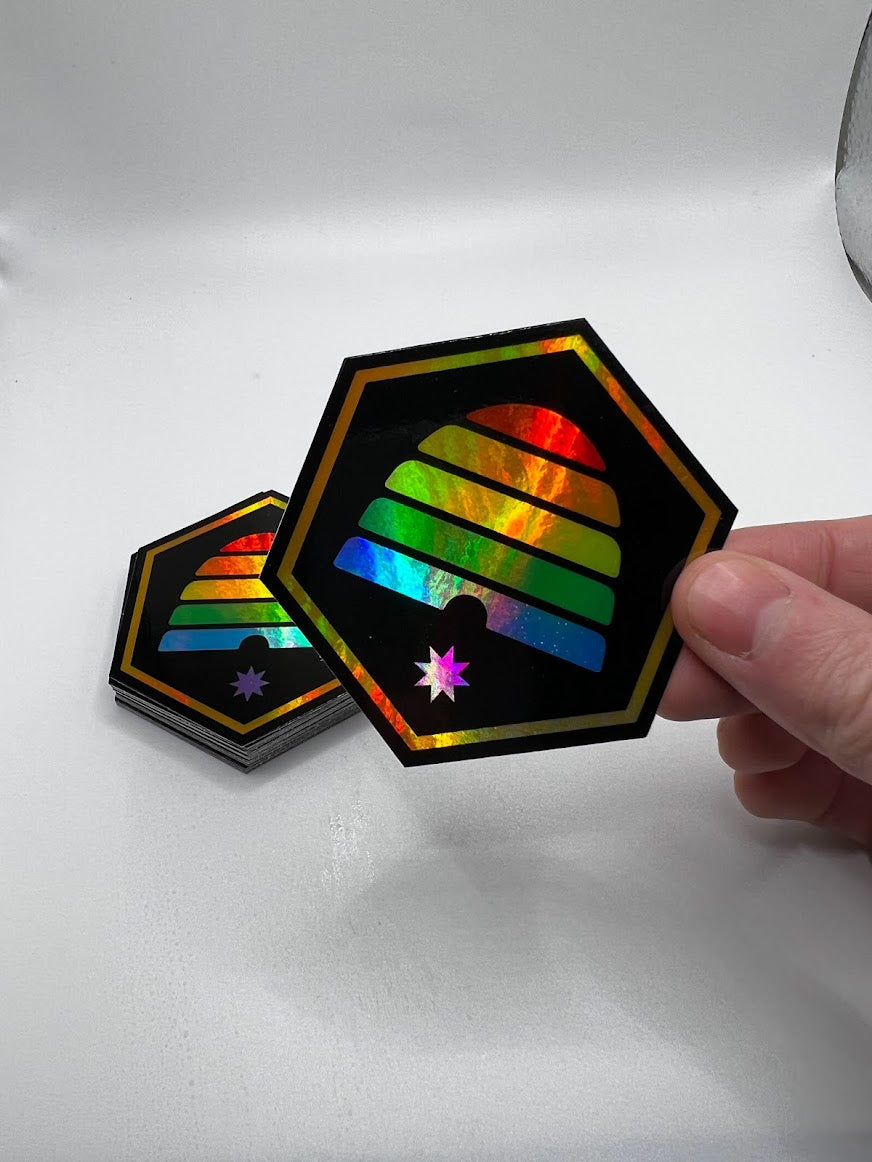 Queer Pride Utah Beehive Sticker