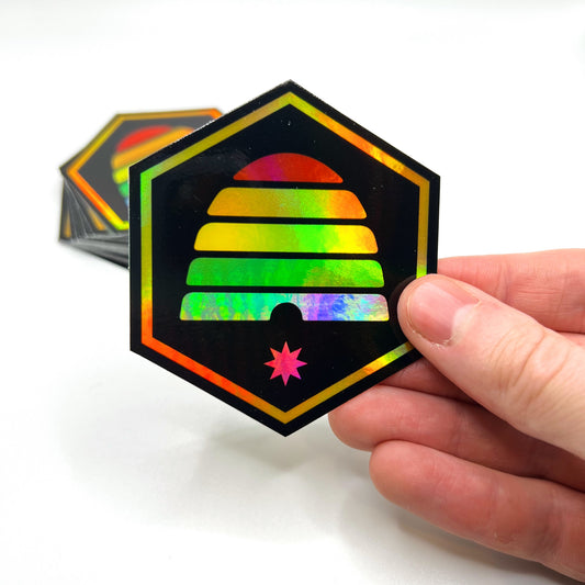 Queer Pride Utah Beehive Sticker